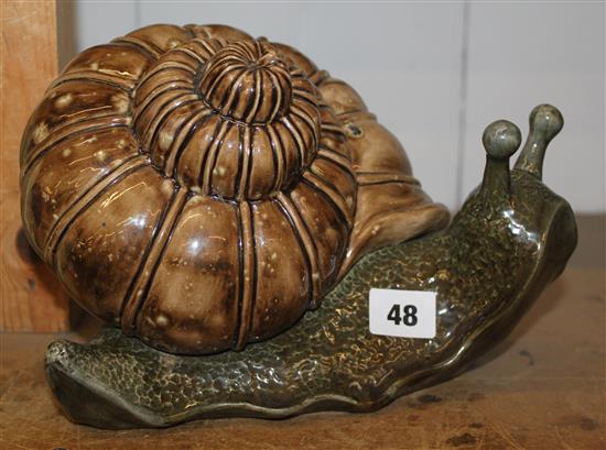 Large pottery snail